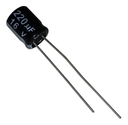 Capacitor 220 Uf 16v Filtro Condensador ( Paquete 45 Pza )