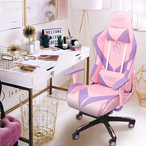 Silla Gaming Homall Racingleather Executive Pink