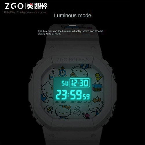 Garantía Genuina: Reloj Digital Hello Kitty Watch Sanrio