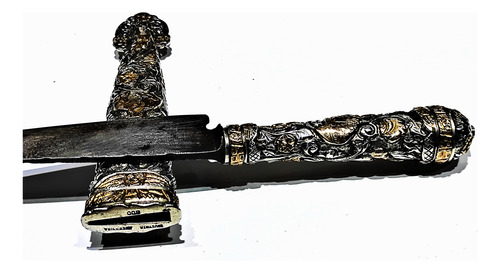 Cuchillo Plata Hoja 12 Cm. Total 24 Cm. 184,20 Gr. Plat 800 (Usado)