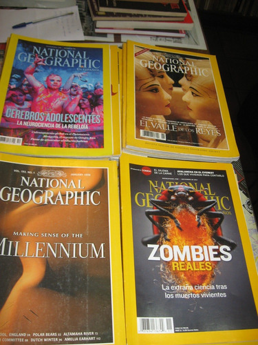 Revistas National Geographic Distintos Años Especifico 