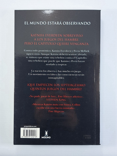 Los Juegos Del Hambre 2 En Llamas - S. Collins - Libro Nuevo