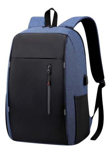 Mochila Para Hombre 15.6  Carga Usb Impermeable Bolsa Casual