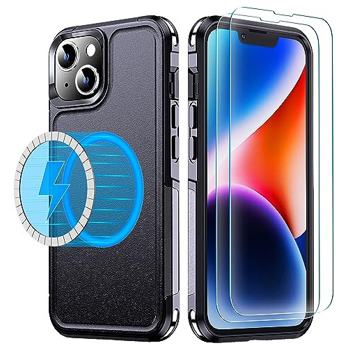 Funda Para iPhone 14 iPhone 13 iPhone 14/13-6.1 Pulgada Negr