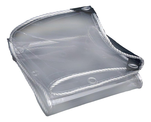 Lona Transparente Impermeable Resistente A Desgarros, 2mx3m