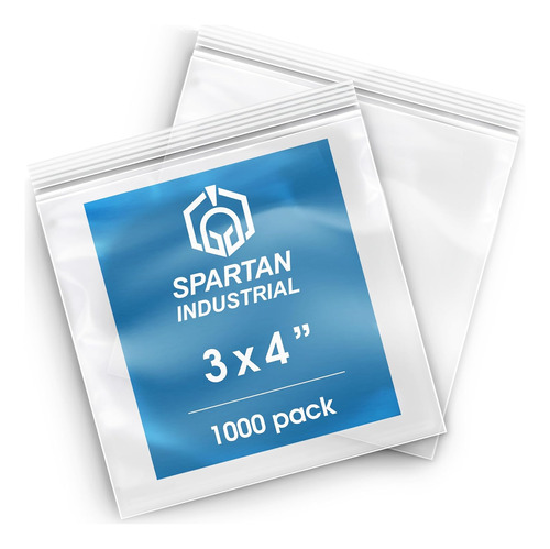 Bolsas Reutilizables Spartan Industrial, 7.6x10 Cm, 1000 Pcs