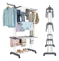 Comprar Tender Para Ropa Vertical Extensible Pie Aluminio Pintado