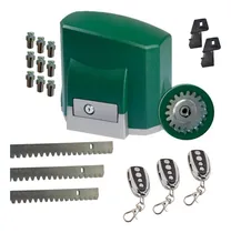 Comprar Motor Porton Corredizo Seg Ch400 +3 Cremalleras+3 Controles Frecuencia 433 Tamaño Del Engranaje Z18