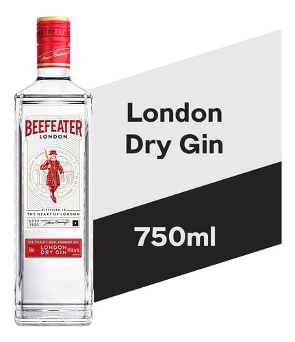 Kit 2 Gin Beefeater London Dry 750ml 2 Unidades