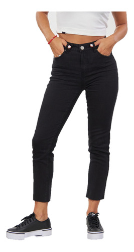 Jeans Mujer Skinny Classic Negro - Polemic