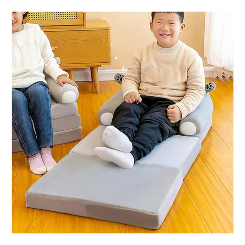 Sofá Plegable For Niños Pequeños, Sillón, Funda Lavable