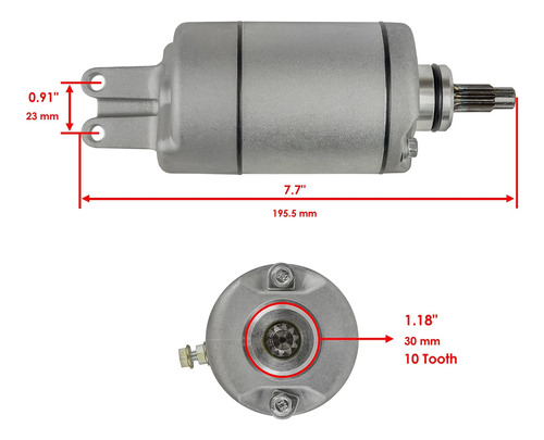 Caltric Para Motor Arranque Honda Trx500 Trx Fourtrax