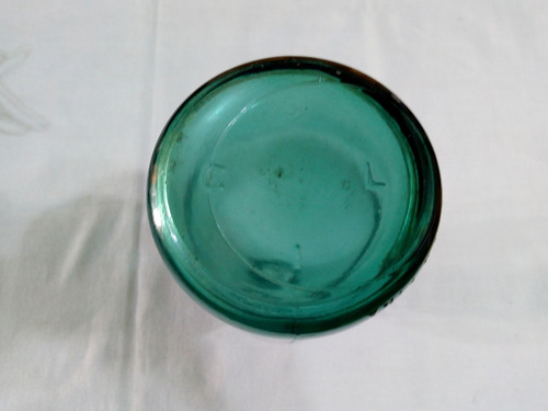 Antigua Botella De Leche De Vidrio. 25 Cm Alto (Usado)