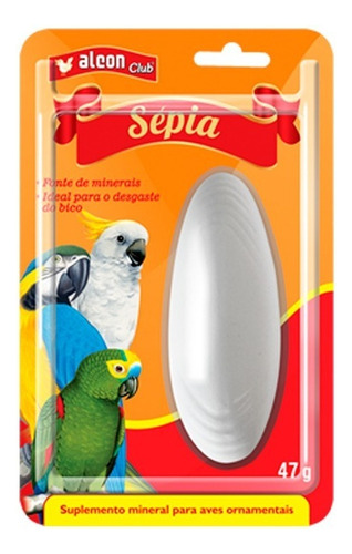 Alcon Sépia Osso De Siba 47g Para Aves Ornamentais 