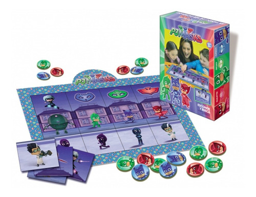 Juego De Mesa Pj Masks Esconde Y Busca Toyco