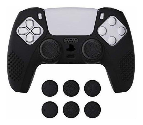 Funda + Sticks Para Control Playstation 5 Extremerate Negro