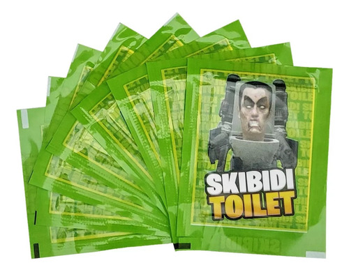 Figuritas Skibidi Toilet 2024 X 10 Sobres. Rey