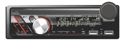 Toca Rádio Automotivo Mega Star Cdx384bt Usb/aux/bt