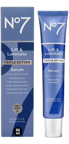 No7 Lift & Luminate Suero Facial De Triple Acción 30ml