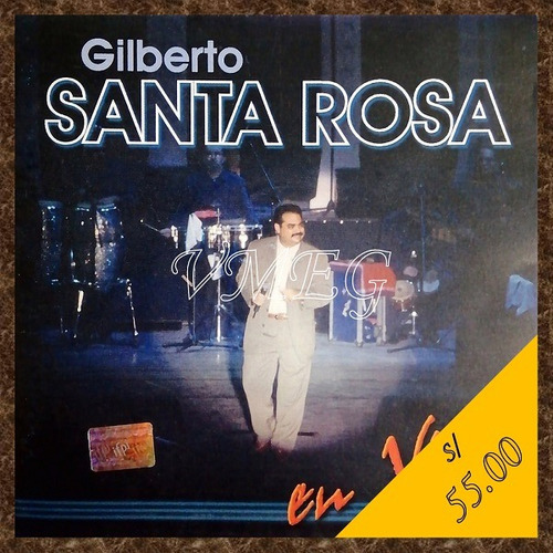 Vmeg Cd Gilberto Santa Rosa 2004 En Vivo: Tour Perú