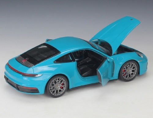 Welly 1:24 Porsche 911 Carrera 4s Azul Fundido A Presión Mod