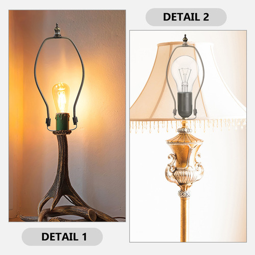 Nuevo Paquete De Accesorios De Iluminación Lamp Finials, 2