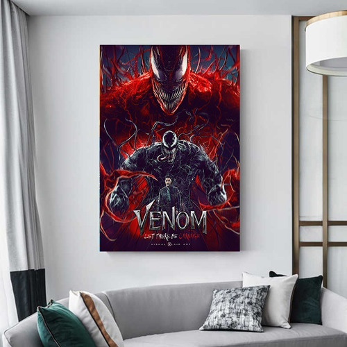 Cuadro Decorativo Moderno Pelicula Venom 2    90x60 Cms