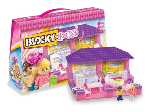 Bloques Blocky House Cocina Living 90 Piezas 01-0643