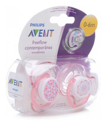 Avent Chupeta Contemp 0-6m 2un