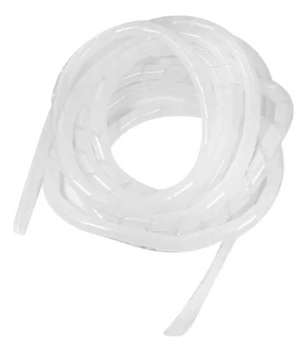 Espiral Amarra Cables Blanco Diámetro 8mm Paq 10mts Andeli