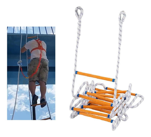 Escalera De Cuerda Suave Reutilizable Niños Adultos 10m