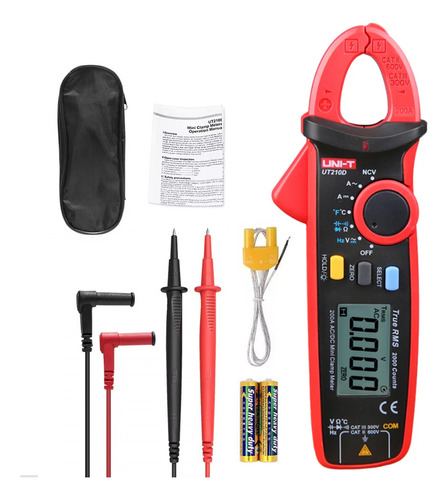 Pinza Amperimétrica Digital De Alta Precisión Ut210d Uni-t