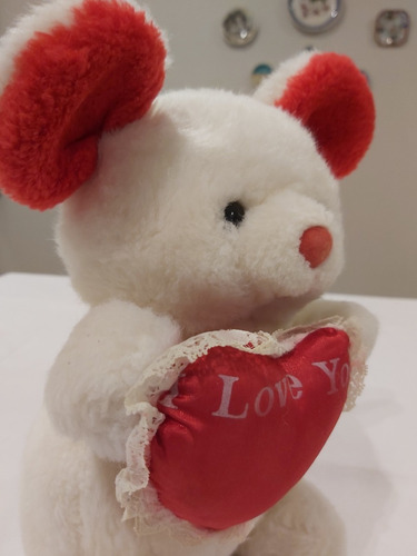 Peluche Oso Con Corazón I Love You (Usado)