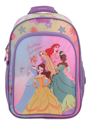 Mochila Grande Escolar Chenson Disney Princesas Princs