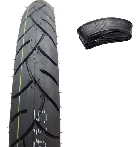 Cubierta Techroad 250 17 + Camara Motomel Dlx 110 M Coyote