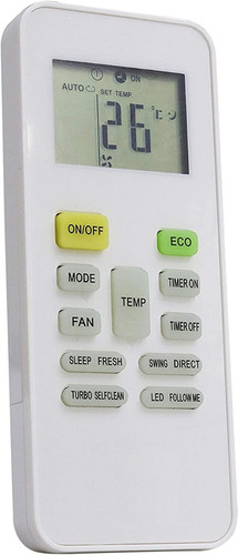 Control Aire/ac Genérico Para Midea Minisplit Directo 100%