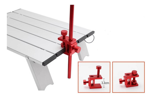 Lámpara Plegable Para Acampar, Soporte Para Doble Función