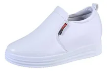 Comprar Zapatos Dama Plataformas Casual Tenis Blancos Mujer Moda
