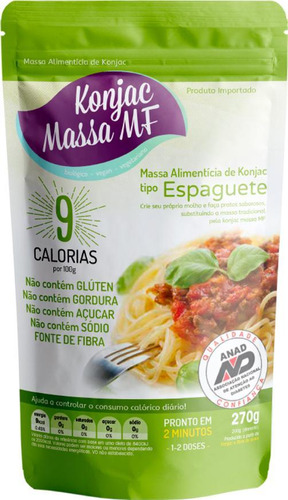 Espaguete Konjac 270g - Kit 3x | Baixo Carboidrato