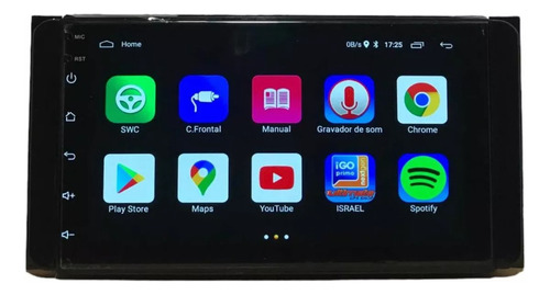 Multimidia Etios 9 Pol 2014/2019 Hilux 2006/2011 Android Preto