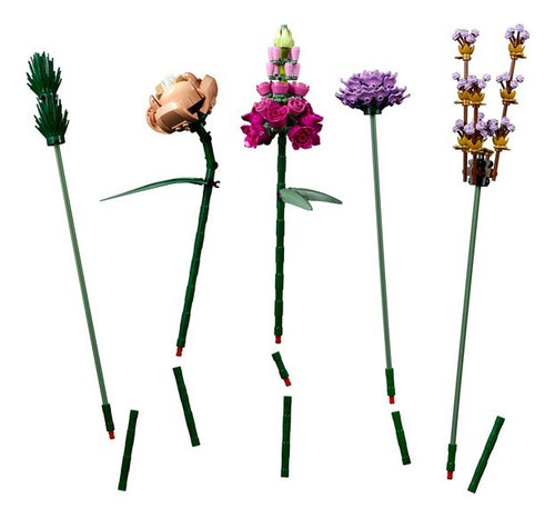 Ícones de Lego (10280) Buquê de flores Número de peças 756