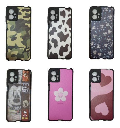 Funda Rígida Decorada Varios Diseños Para Motorola G23