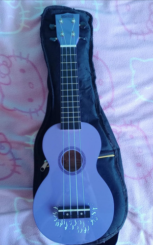 Ukelele Soprano Mahalo Mr1pp Color Violeta + Funda Violeta (Usado)