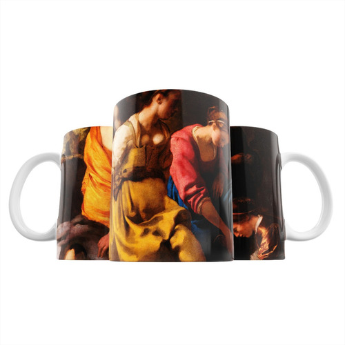 Taza Diana Y Sus Compañeras - Johannes Vermeer