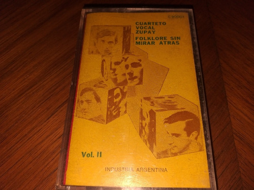 Cuarteto Zupay Folklore Sin Mirar Atrás Vol 2 Cassette 