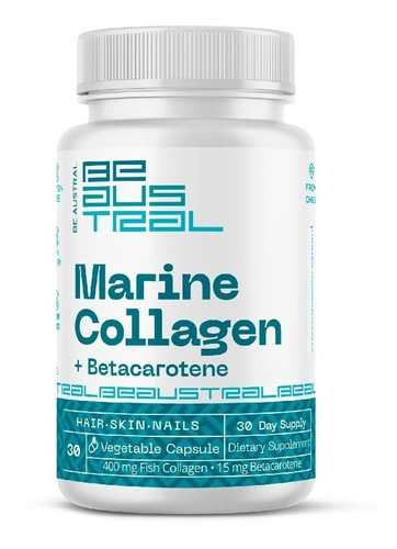 Colageno Marino+betacaroteno 30 Caps Be Austral