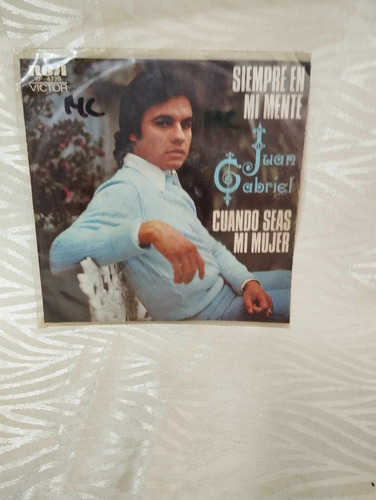 Siempre En Mi Mente Juan. G  Lp 45 Rpm Chico Vinilo Acetato