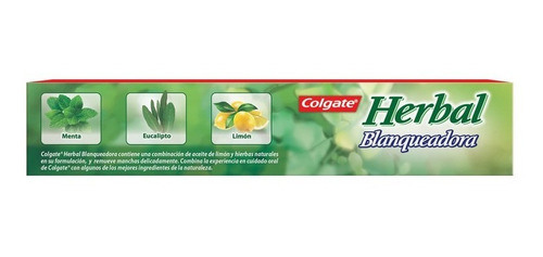 Colgate Herbal Blanqueadora C/calc.y Fluor 90 Gr Tub