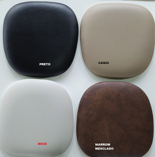 Kit 12 Cadeiras E 6 Baquetas Telinha Assento Estofadas Luxo