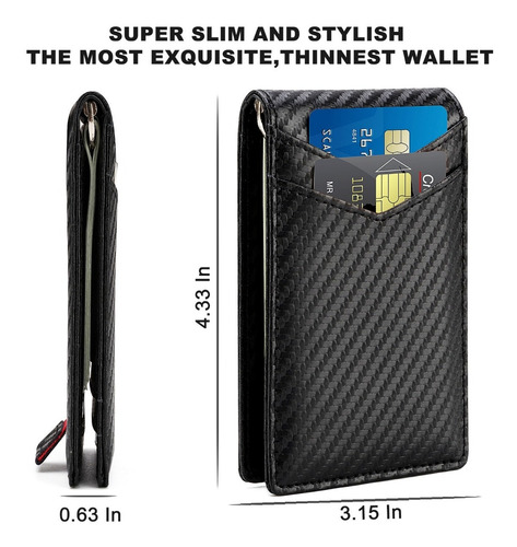Cartera Hombre,billetera Bloqueo Rfid Diseño Inteligente